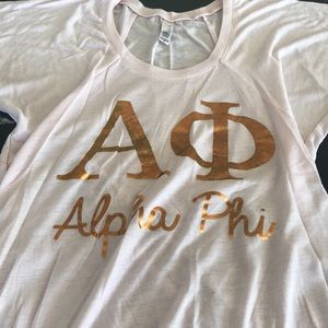 2/$5 each! Alpha Phi light Pink/rose gold writing